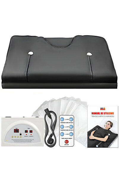 Linomag Pătură termică pentru saună Linomag®, 2 zone cu infraroșu, 10 înfășur...