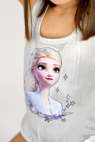 DUCA KIDS Σετ κορμάκι και φουσκωτή φούστα Tutu με λουράκι και κουμπωτό Elsa Girl