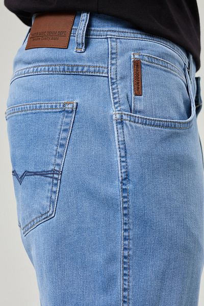 Twister Jeans Men's Light Blue Twister Jean Summer Thin Jeans, High Waist, Wide Leg, Relaxed Fit Denim Pants Vegas