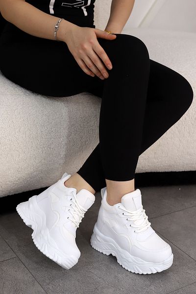 Mamito Ayakkabı Frm 8001 High Sole Lace-Up Sports Shoes