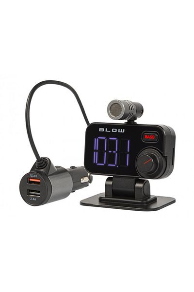 Blow FM Modulator, Blow, Bluetooth 5.0, Black