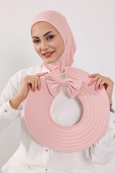 Aisha's Design 3-Piece Plug-In Bonnet, Visor and Hat Set Hijab, St-1P