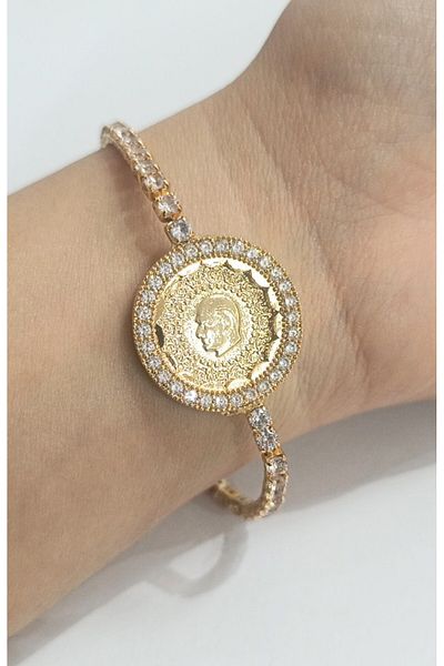 Monalisa Home Luxury Showy Stone Gold Color Bracelet