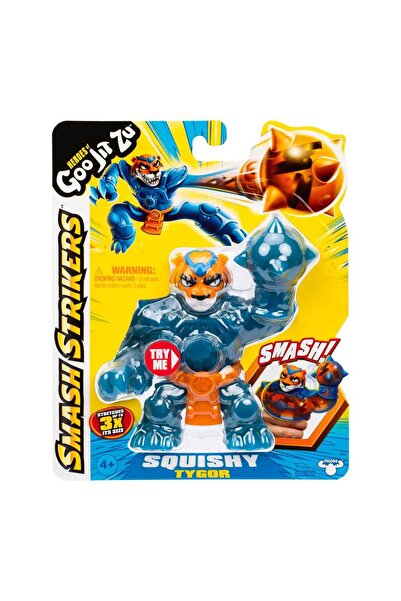 GIOCHI PREZIOSI Goojitzu Smash Strikers Stretchy Single Figure Pack Gjt57000 - Squishy Tygor