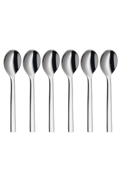 huitich Espresso Spoon Set Silver 6 Pieces 4.7 Inch