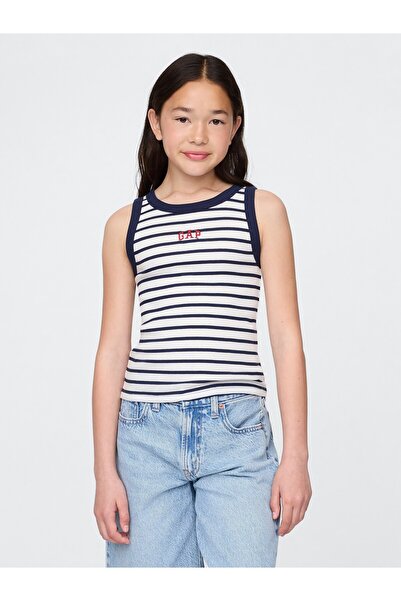 GAP Kız Çocuk Lacivert Gap Logo Atlet