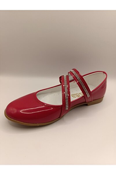 Bukond Girl's Patent Leather Non-Slip Sole Ballerinas