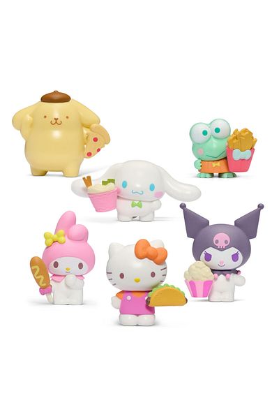 Hello Kitty مجموعة من 6 مجسمات صغيرة Hkt0143-hkt0144