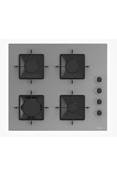 Ferre FLOWART-SILENTART Serisi Gri Set (SS208 + QBL63CPR +D082-SA ) - Emaye Izgara