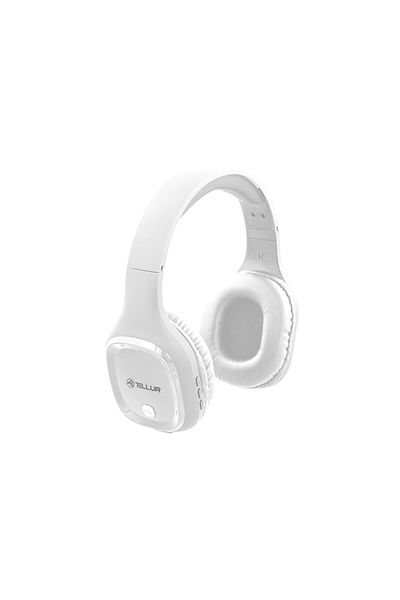 TELLUR Căști Bluetooth Pulse Over-ear, cu microfon, albe