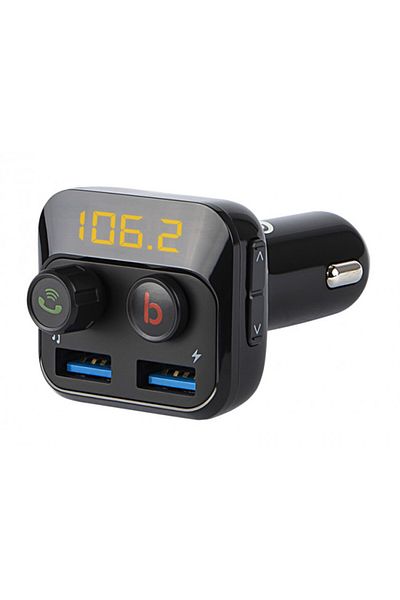 Blow Car FM modulator, Blow, Bluetooth, 2 x USB, Black