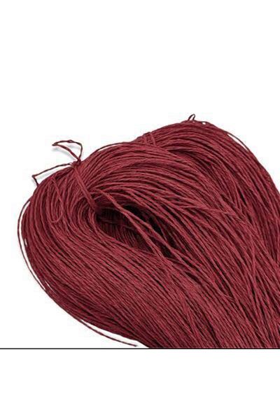 Selen Paper String 200 Gr Dark Red Hand Knitting Strings