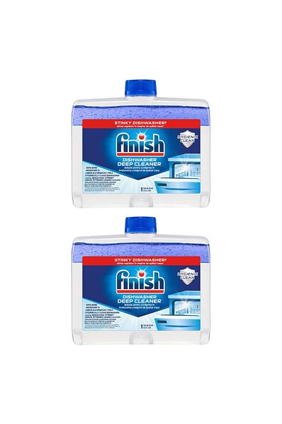 Finish Pack of 2 x Finish Dishwasher Cleaner, 250 ml