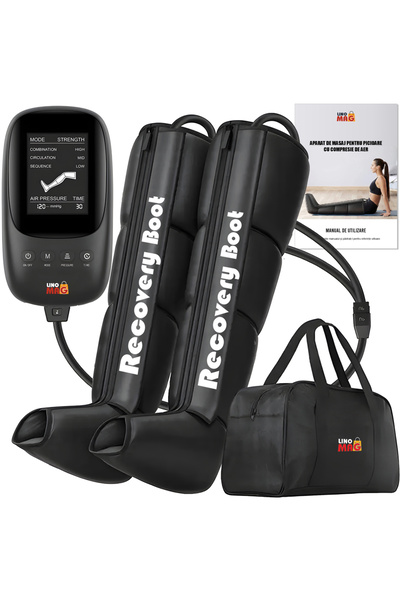 Linomag Aparat de masaj profesional pentru picioare Linomag®, 8 camere de aer...