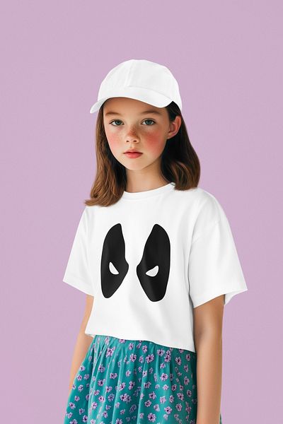 SEVBANO Tricou pentru copii cu film unisex cu imprimeu Deadpool (vârsta 1-12)