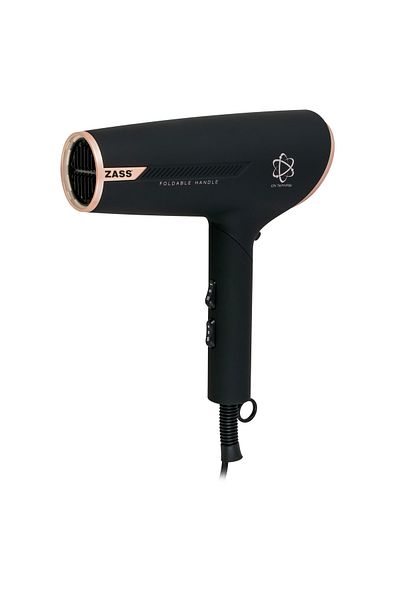 Zass Uscător de păr Rose Gold ZHD 20, 2200 W, 3 setări de temperatură și 2 viteze, funcție de ionizare