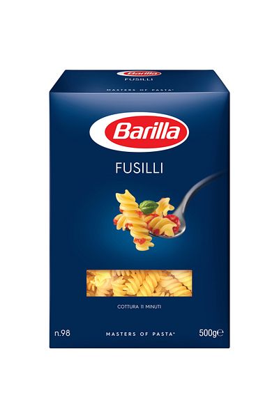 Barilla Fusilli 98 – Paste din griș de grâu dur, 500 g