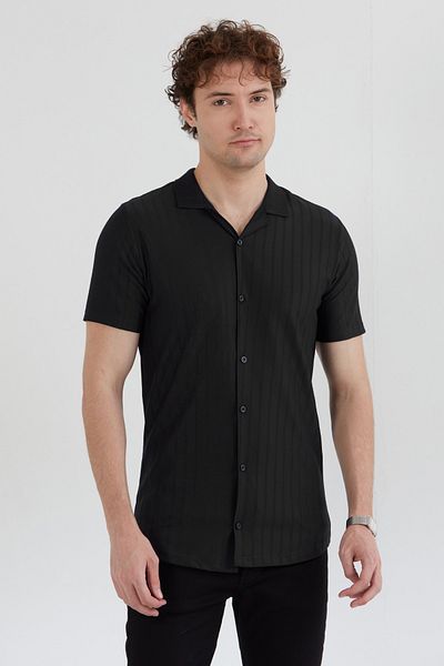 Fulla Moda Βασικό ριγέ πουκάμισο