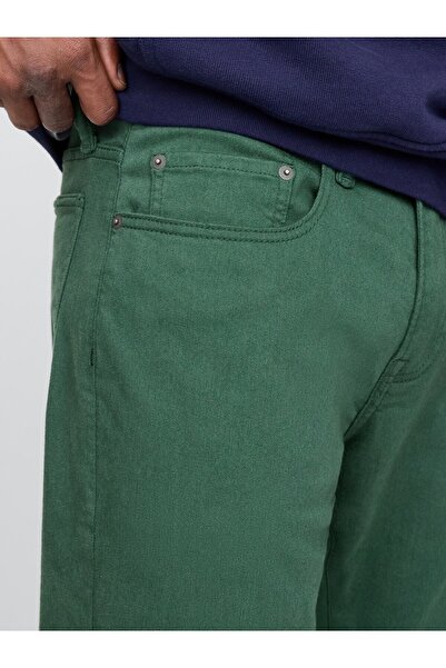 GAP Erkek Yeşil GapFlex Slim Fit City Max Jean Pantolon