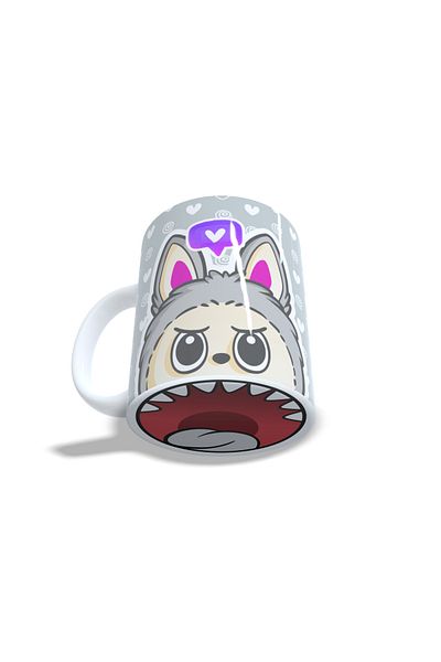 EDESİNG Labubu Ceramic Mug Cup