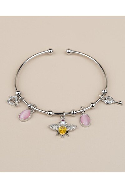 Portakal Esintisi سوار كلافيريا ذو مشبك على شكل نحلة قابل للتعديل