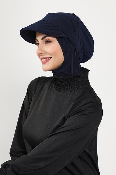Aisha's Design Visor-Hat on Turban (Suitable for Sea, Pool), Sp-5Sn