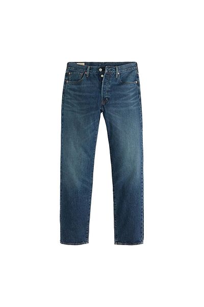 Levi's Herren Jeans - "501 Original", Baumwoll-Denim, Länge 32, Straight Fit