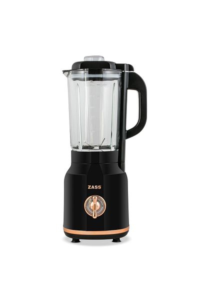 Zass Rose Gold ZSB 20 table blender, 600W, 1,5L, 6 blades, Graduated glass cup, Pulse, 2 Speeds