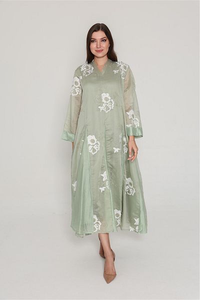 IKKXA Flowy Flower Pattern Dress