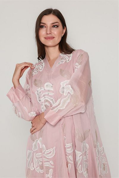 IKKXA Flowy Flower Pattern Dress