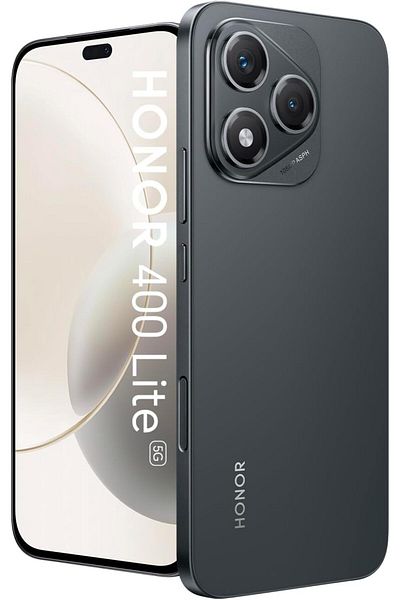 HONOR 400 لايت 5G ثنائي الشريحة، أسود مخملي، 8 جيجابايت رام، 256 جيجابايت - إصدار الشرق الأوسط