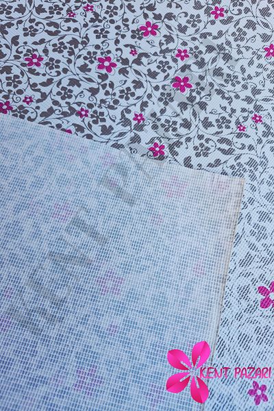 Kent Pazarı Non-Slip Shelf Cover 50X500 cm - Patterned |   Non-Slip Cover for Inside Cabinet, Drawer, Refrigerator and Showcase