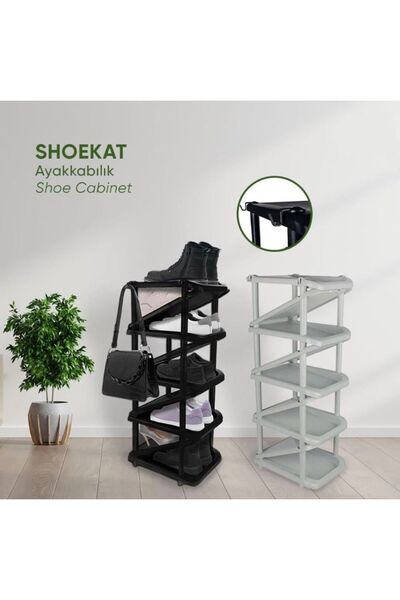 Titiz Plastik Shoekat 9 Katlı Ayakkabılık