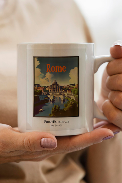 South Steel كوب روما مطبوع