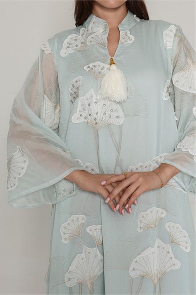 IKKXA Flowy Flower Pattern Dress