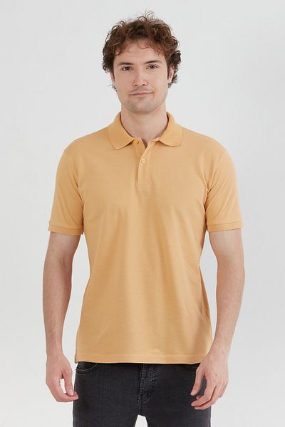 Fulla Moda Μπλουζάκι Basic Polo Neck με μισό κουμπί