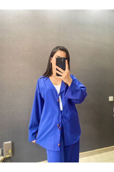 EMİRA LİFE Front Tie Tunic Suit Emr009