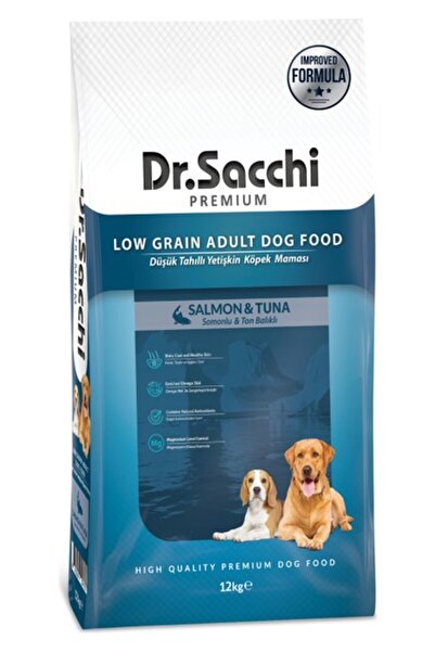 Orqinel Dr. Sacchi Dr.sacchi Premium Düşük Tahıllı Somonlu ve Ton Balıklı Yet...