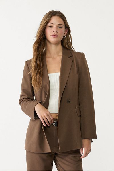 Stradivarius Slim fit double-breasted blazer