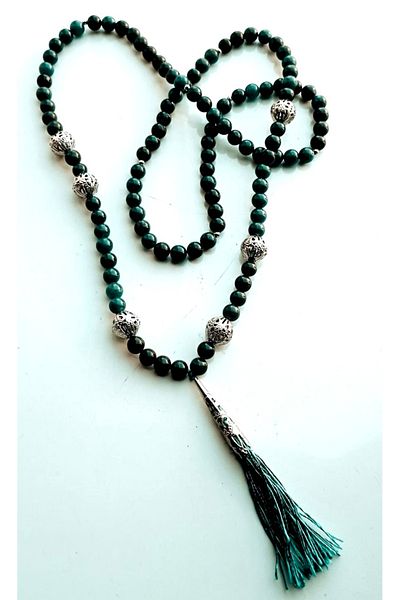 PİRAMİGO Apatite - Stone of Creativity 108 Mala Necklace