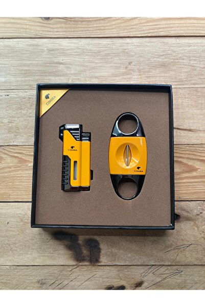 COHİBA Cohiba Kesici makas puro çakmağı seti