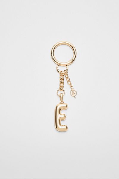 Stradivarius Initial charm key ring