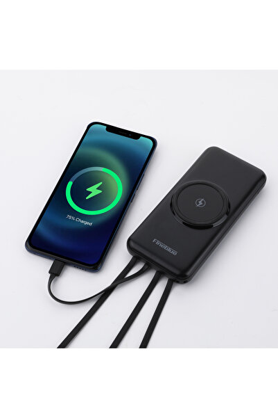 Fineblue FC-1004 Wireless Powerbank 10000 mAh - Siyah