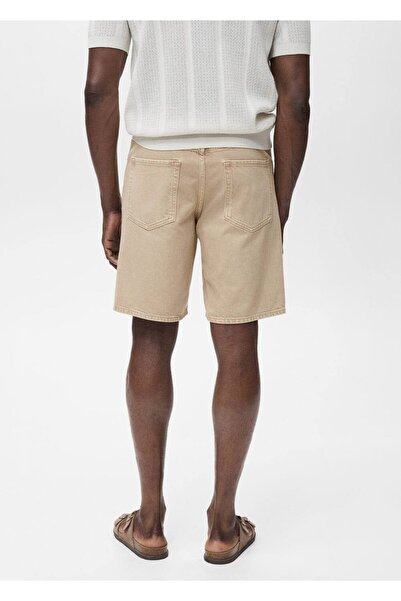 MANGO Man Regular fit jean bermuda şort