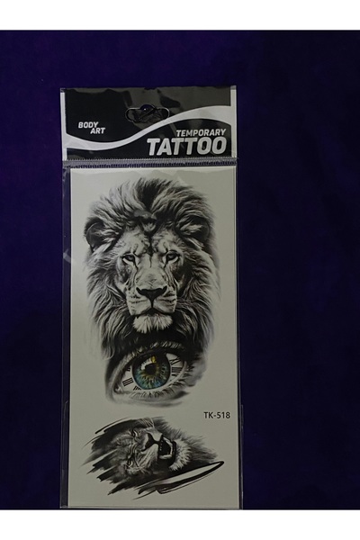 abnturk 19X9 Cm 2Li Aslan-Göz Geçiçi Dövme