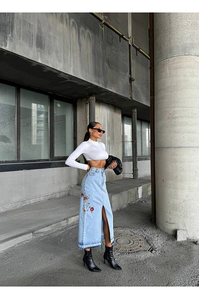 DENİKK TENDINȚĂ FUSTĂ JEAN DENIM DESIGN SPECIAL