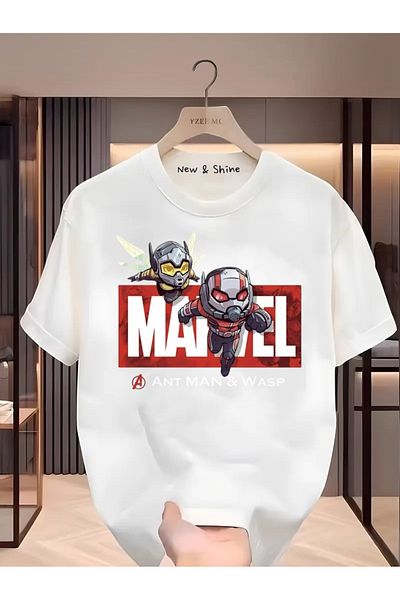 New Shine Μπλουζάκι με στάμπα Super Hero Ant Man and Wasp