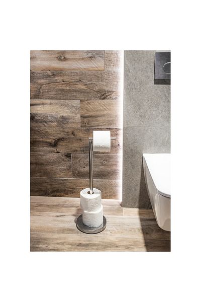 AWDO Suport hârtie igienică AWD Steel, oțel inoxidabil, 23 x 56 x 18 cm