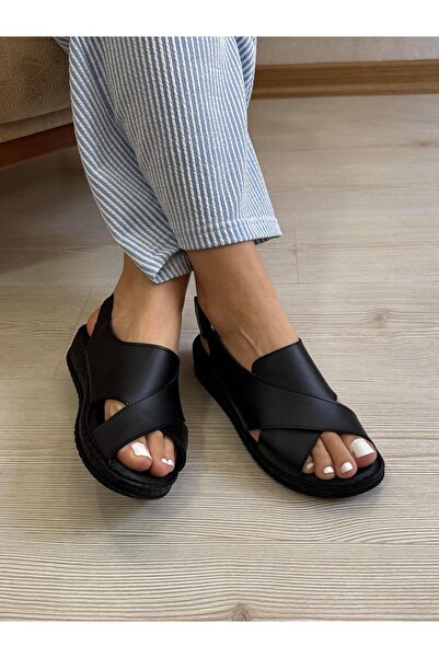 DERİ KABUSU SANDALE DE DAMĂ CU STRASURI 287