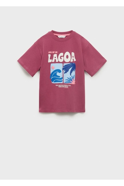 MANGO Kids Short-sleeved T-shirt with print